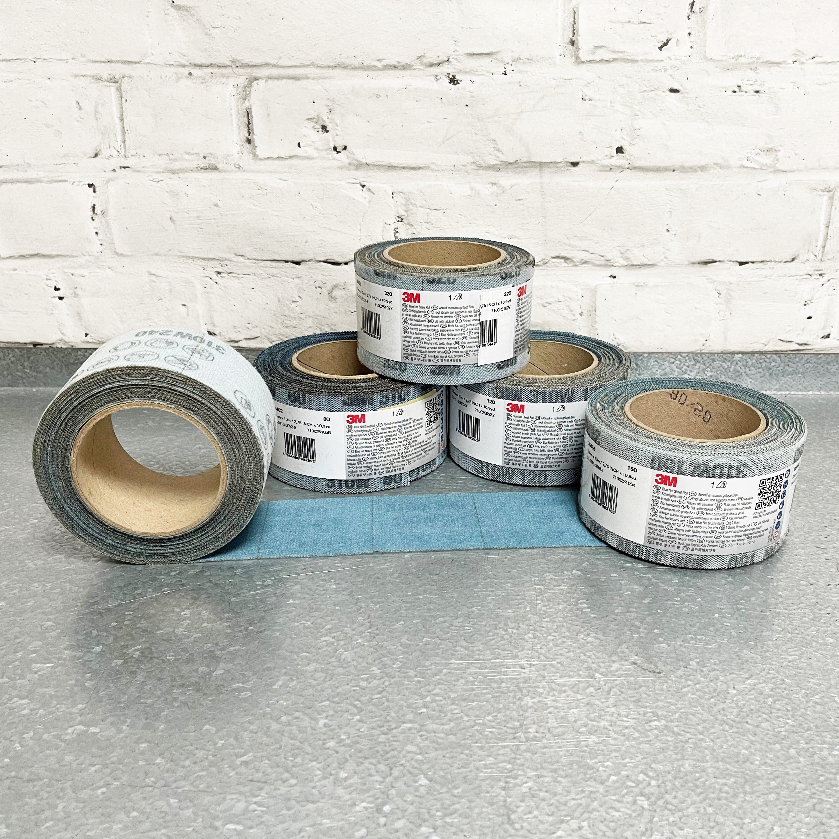 3M Blue Net Sheet Roll (70mm x 10m) - Image 2