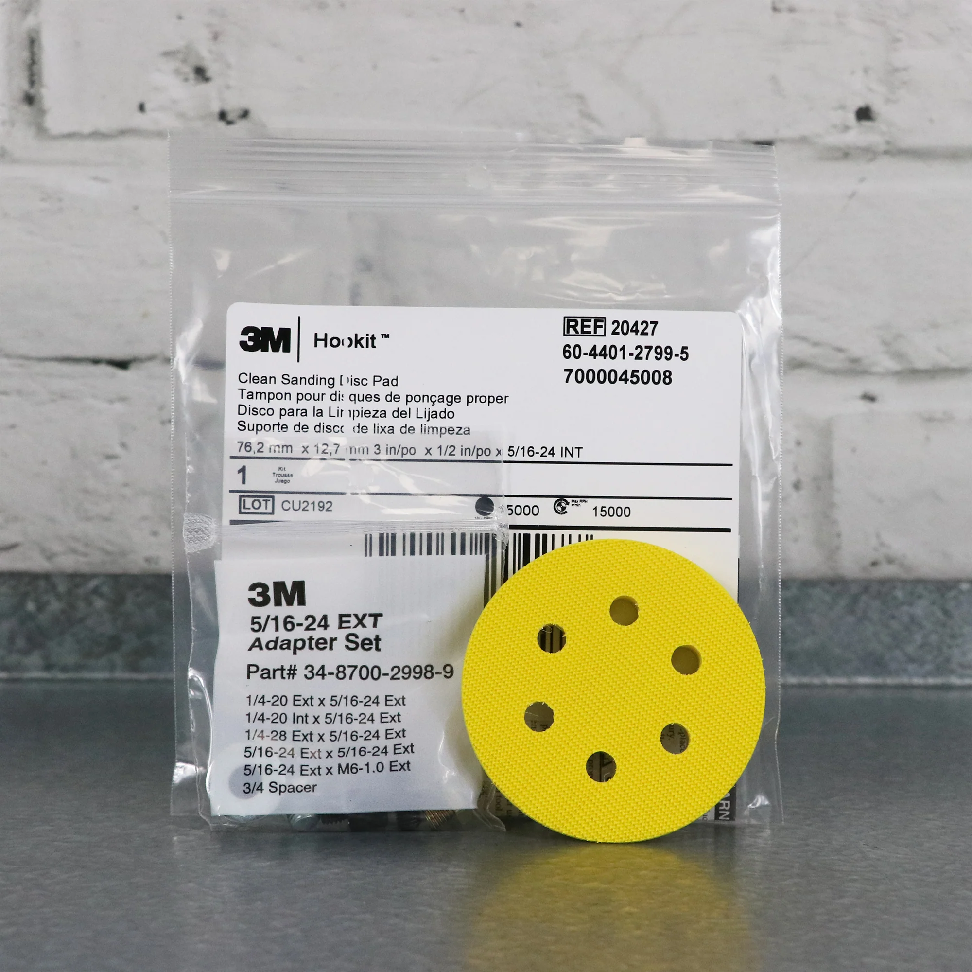 3M Universal Hookit Back Up Pad, 76mm