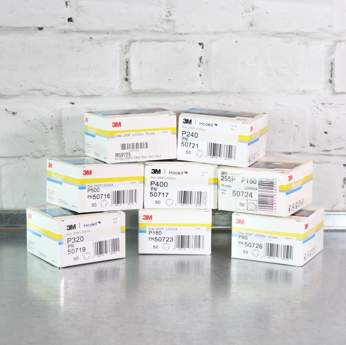 3M Hookit Abrasive Discs 75mm (Box of 50)