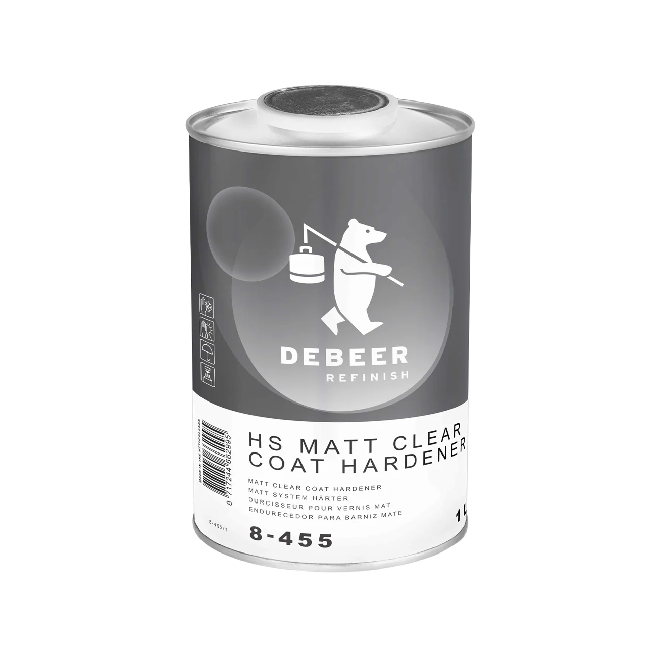 DeBeer HS Matt Clear Coat Hardener (1 Litre)