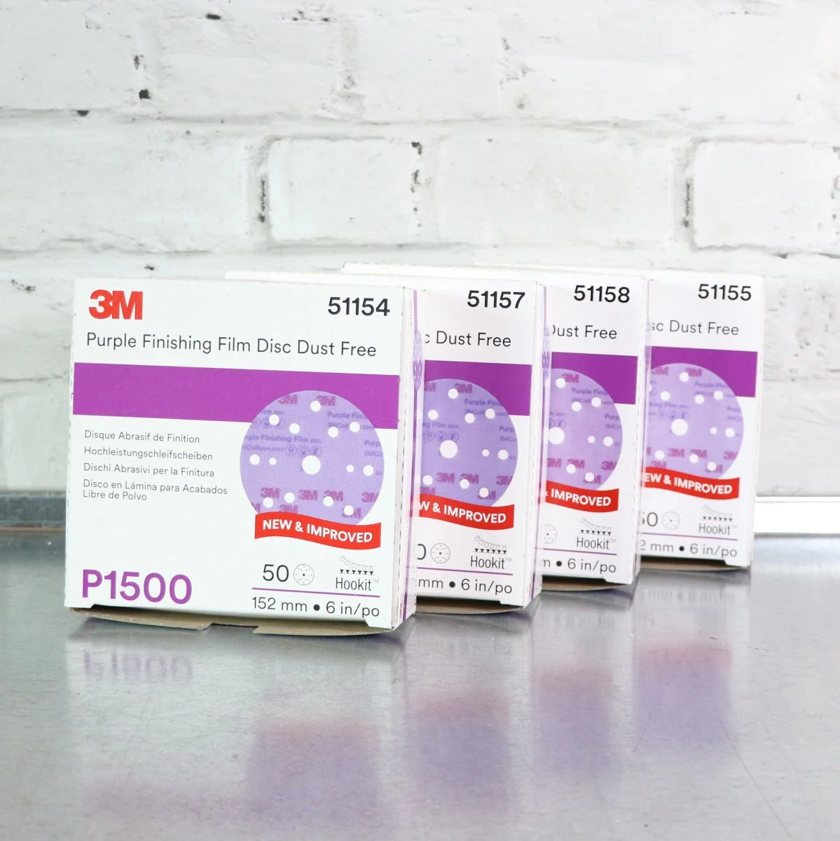 3M Purple Finishing Film Disc (150mm) - Image 2