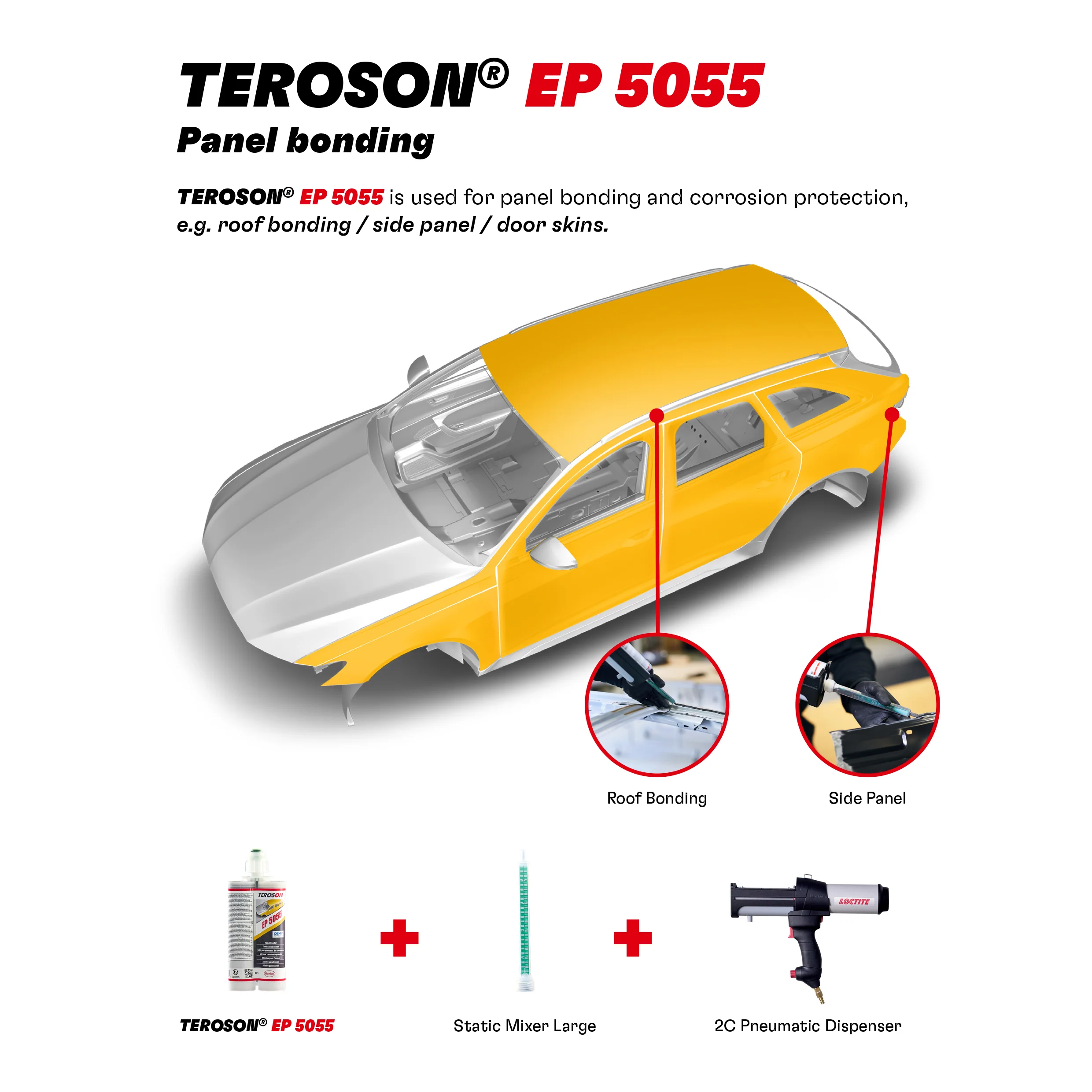 TEROSON EP 5055 Panel Bonder (200ml) - Image 3