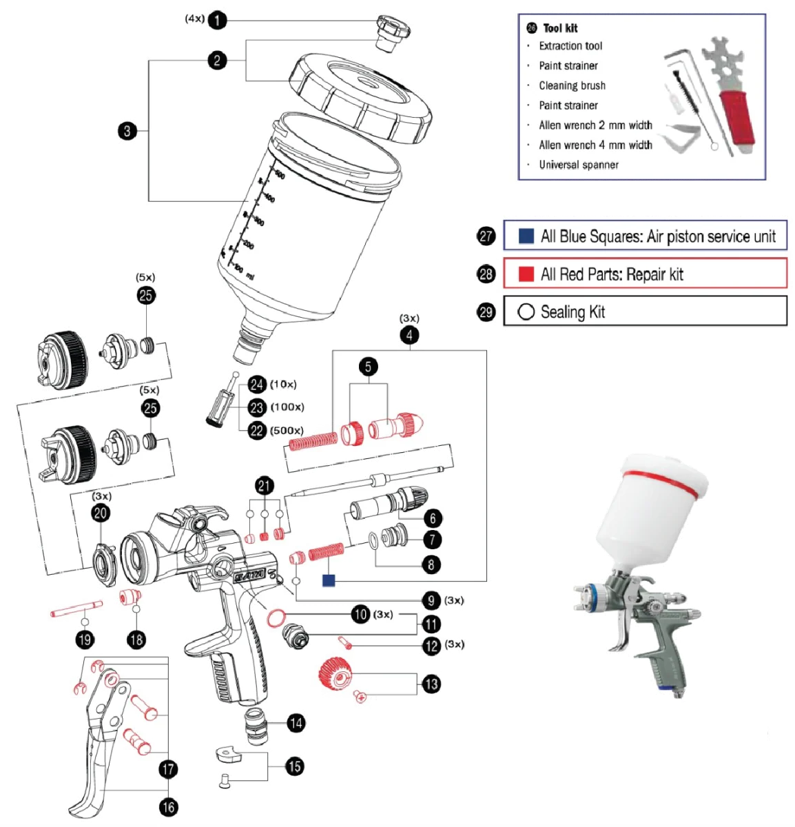 Trigger Kit | Part Reference 16